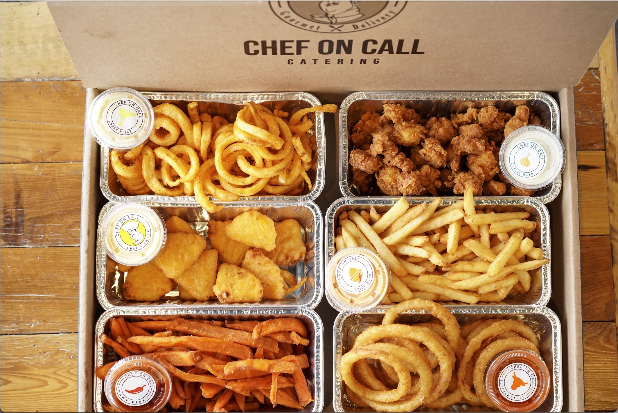 Ultimate Sides Box - Party-sized portions of fries, onion rings, mozza ...